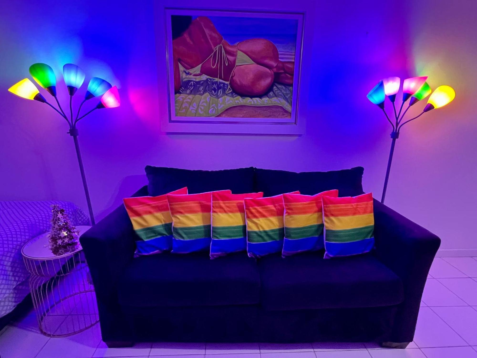 Beachfront Tropical Tantra Apartment 圣胡安 外观 照片